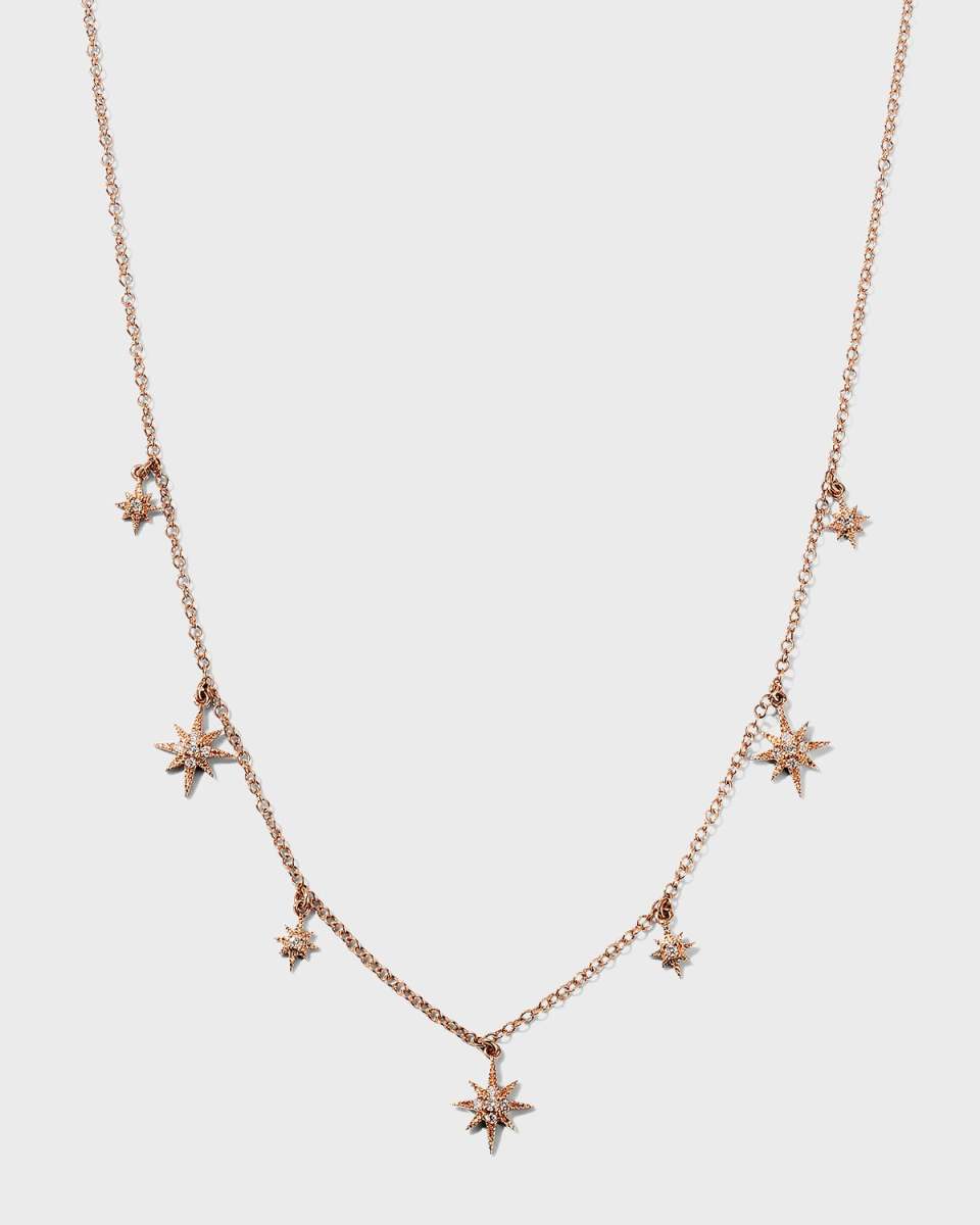 Yellow Starburst Adjustable Necklace